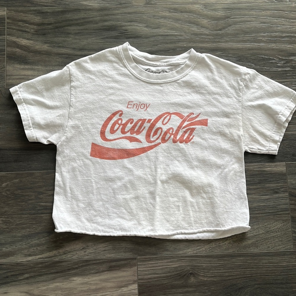 Coke-a-cola cropped tee